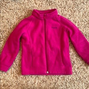 Girls Columbia fleece jacket size 4t